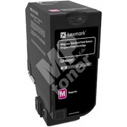 Toner Lexmark 74C2SME, magenta, originál 1