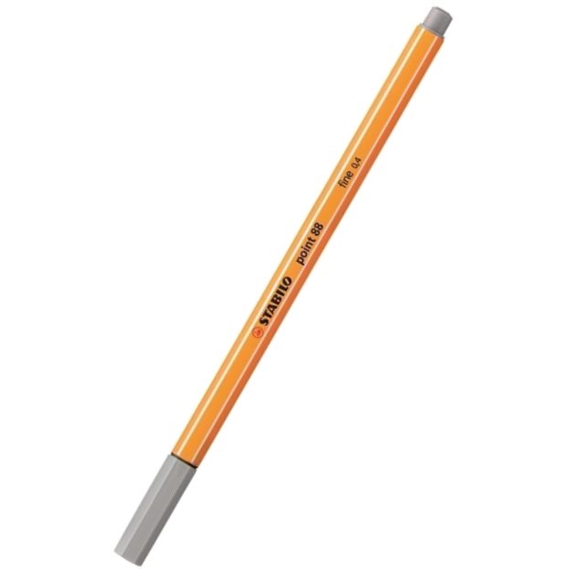 Liner STABILO Point 88, 0,4mm, středně studená šedivá