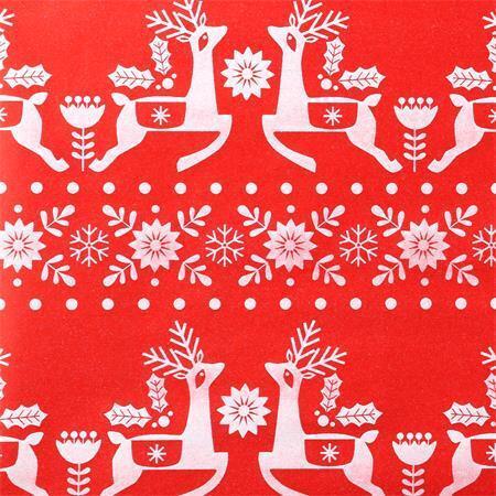 Vánoční balící papír Victoria 70 x 200 cm, jelen