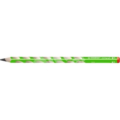 Grafitová tužka Stabilo EASYgraph, zelená, pro praváky, HB 1