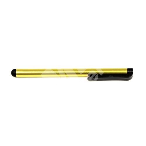 Dotykové pero, kapacitní, kov, žluté, pro iPad a tablet 1