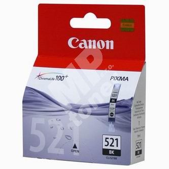 Cartridge Canon CLI-521BK, black, originál 1