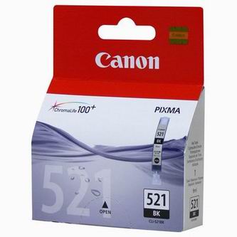 Inkoustová cartridge Canon CLI-521BK, black, originál