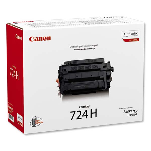 Toner Canon CRG-724H, LBP-6750dn, black, 3482B002, CRG724H, originál