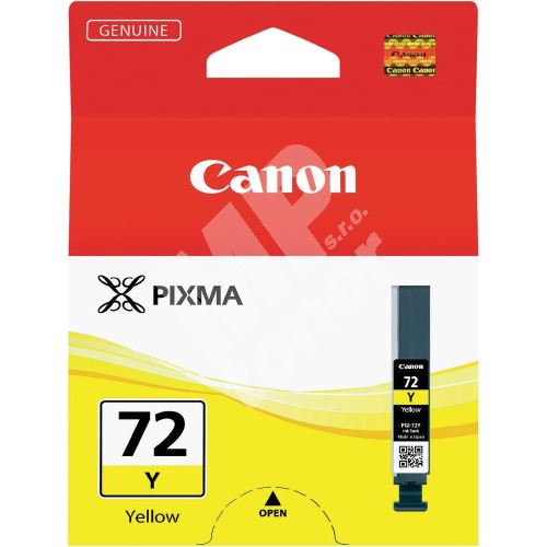 Cartridge Canon PGI-72Y, yellow, originál 1