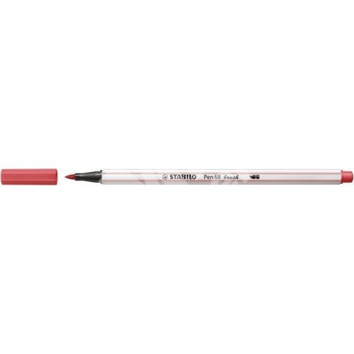 Štětcový fix Stabilo Pen 68 brush, rezavě červená 1