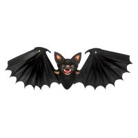 Dekorace papírová Halloween - 61x23 cm - Netopýr