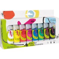 Sada uměleckých barev Kreul KIDS ART pro děti, 8 barev x 30 ml 1