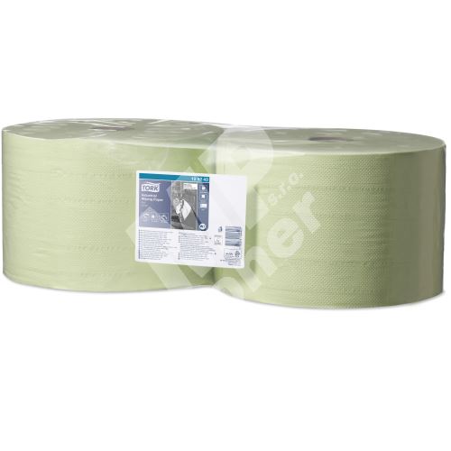Tork průmyslová papírová utěrka, role, zelená, W1 1