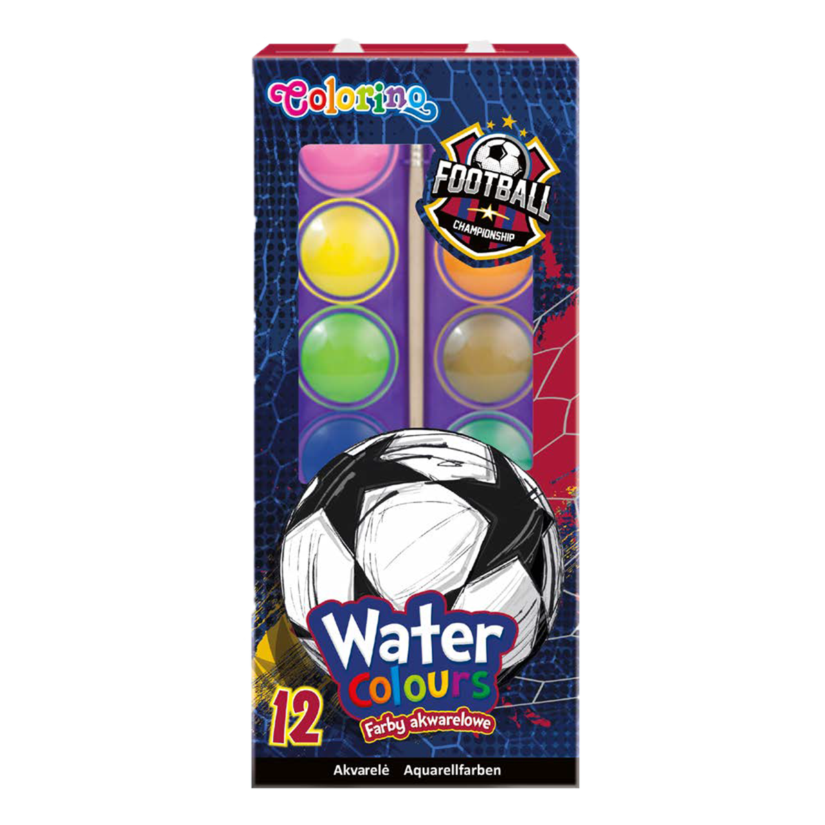 Vodové barvy Colorino Football