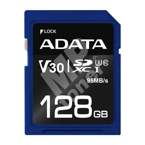 128GB ADATA SDXC UHS-I U3 V30S 95/60MB/s 1