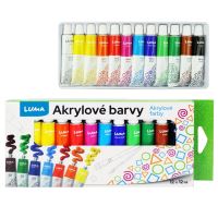 Barvy akrylové Luma sada 12 barev, 12ml