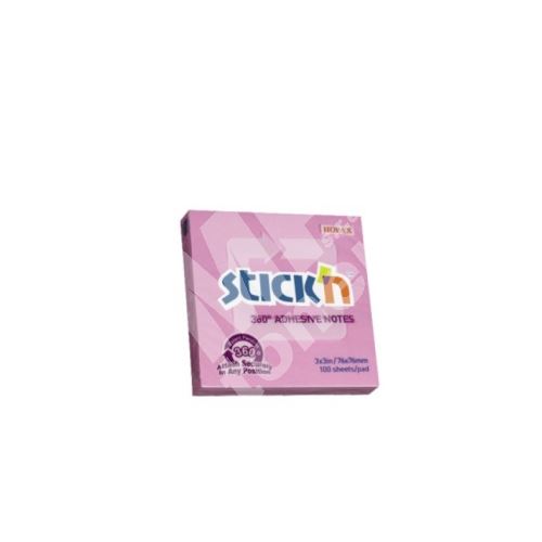 Samolepící bloček Stick n 360 st. 76 x 76 mm, růžový 1
