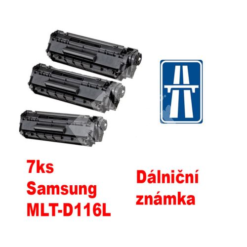 7ks kompatibilní toner Samsung MLT-D116L MP print + dálniční známka 1