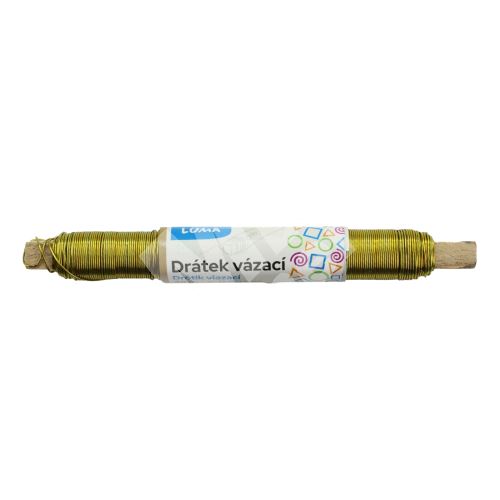 Drátek vázací Luma, 38 metrů, zlatý 1