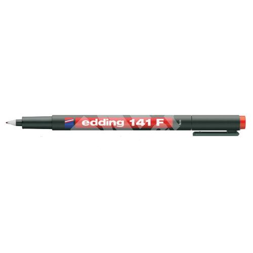 Permanentní popisovač Edding 141 F, červený 1