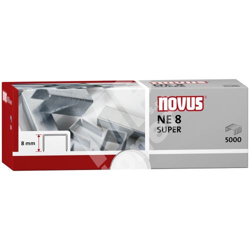 Spojovač Novus Super NE 8, drátky do sešívaček, 1000ks 1