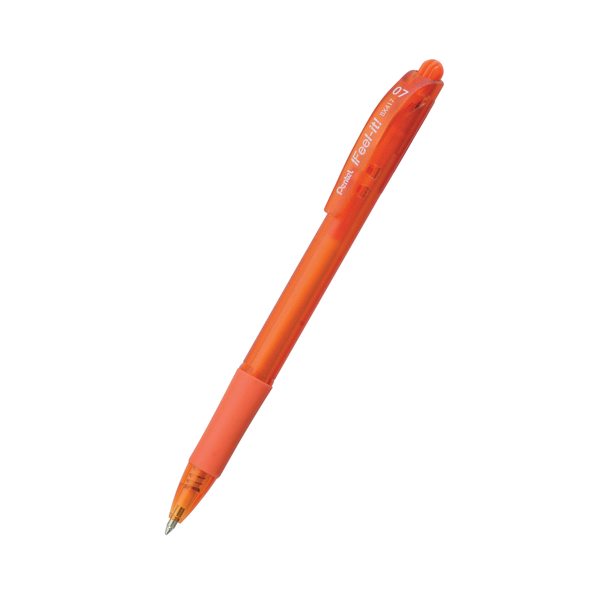 Kuličkové pero Pentel iFeel-It! BX417, 0,7mm, oranžové