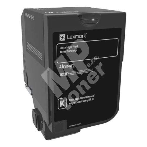 Toner Lexmark 84C0H10, black, originál 1