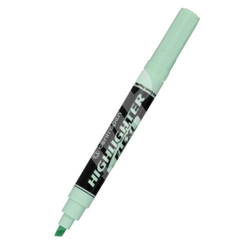 Centropen 8542 Highlighter Flexi Soft, pastelově zelený 1