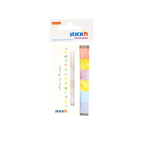 Papírové samolepicí záložky Stick n pudrové barvy, 45 x 15 mm 1