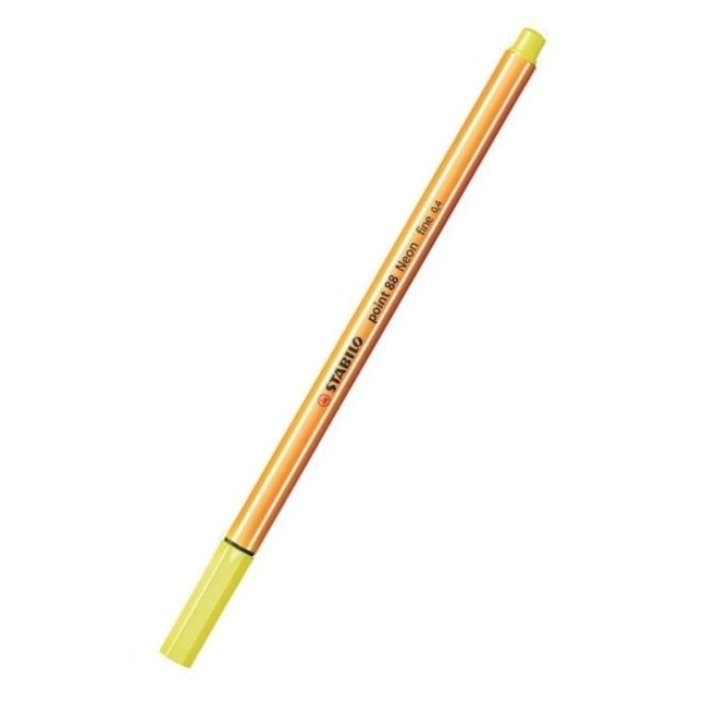 Liner STABILO Point 88, 0,4mm, neonově žlutá