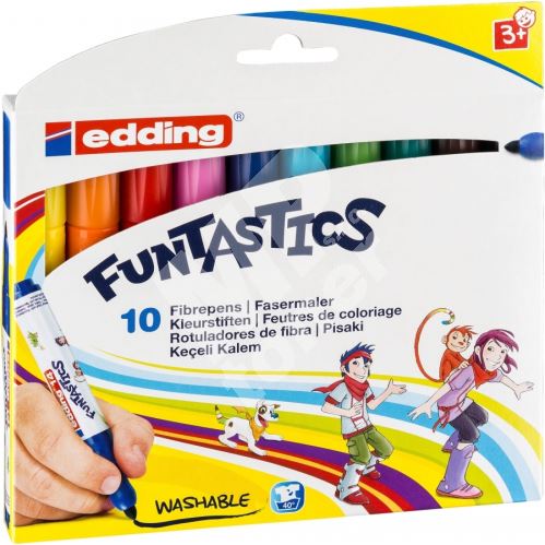 Dětské fixy Edding Funtastics 14, sada 10 barev 1