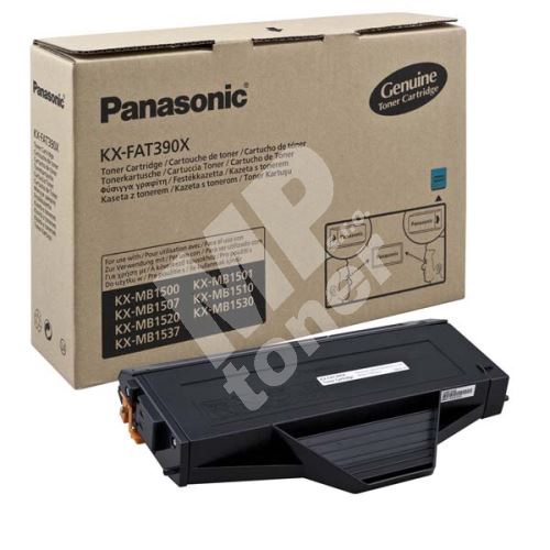 Toner Panasonic KX-FAT390X, black, originál 1