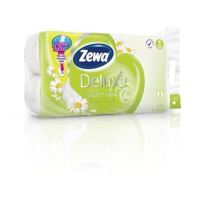 Toaletní papír Zewa Deluxe, heřmánek, 3vrstvý, 8 rolí