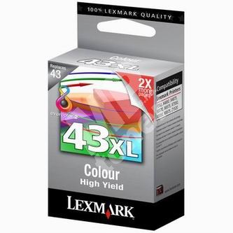 Cartridge Lexmark 018YX143E No. 43XL, originál 1