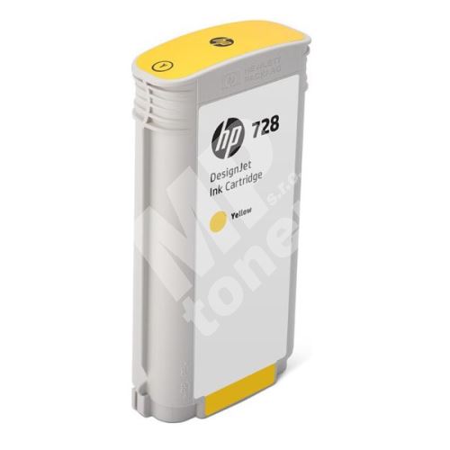 Cartridge HP F9J65A, yellow, No.728, originál 1