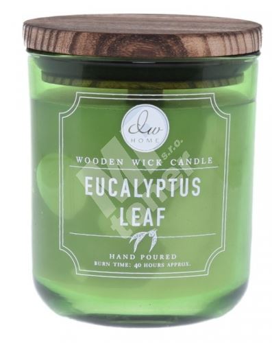 DW Home Vonná svíčka ve skle List eukalyptu - Eucalyptus Leaf, 11,3oz 1