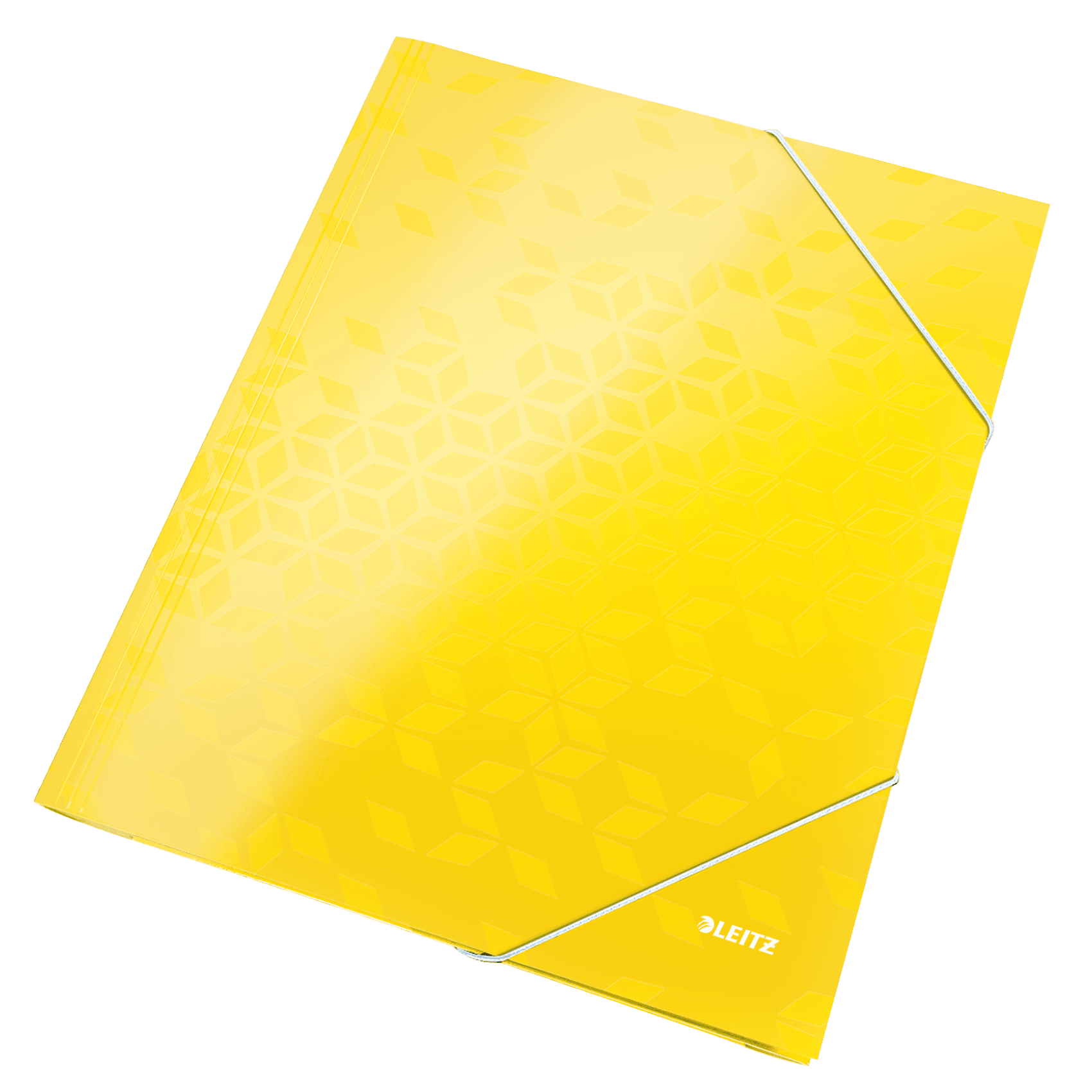 Tříchlopňové desky Leitz WOW A4, žluté