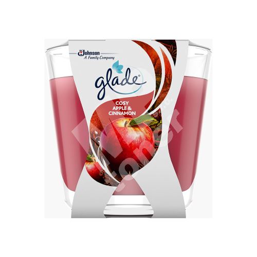 Glade svíčka vonná Decor Cosy Apple &amp, Cinnamon, 70 g 1