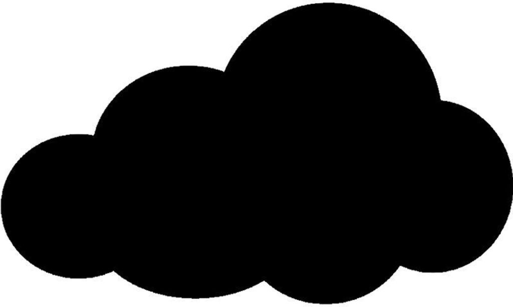 Popisovací tabule Securit Oblak, s popisovačem a lepící páskou, černá