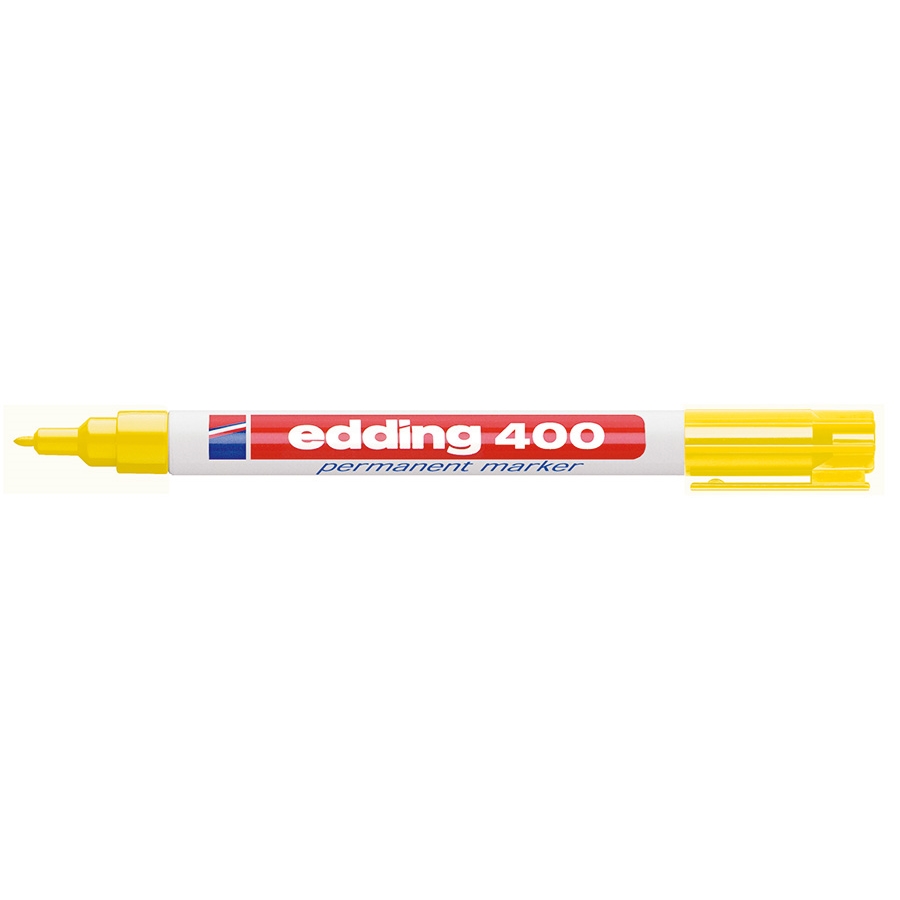 Permanentní popisovač Edding 400, žlutý, 1mm