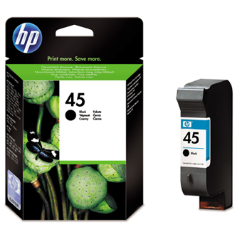 Inkoustová cartridge HP 51645AE, DeskJet 850, 970Cxi, 1100, 1200, black, No.45, originál