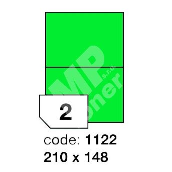 Samolepící etikety Rayfilm Office 210x148 mm 300 archů, matně zelená, R0120.1122D 1