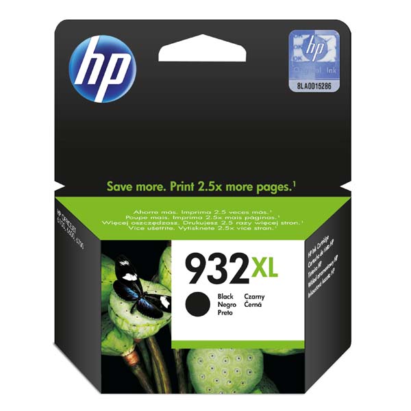 Inkoustová cartridge HP CN053AE, black, No.932XL, originál