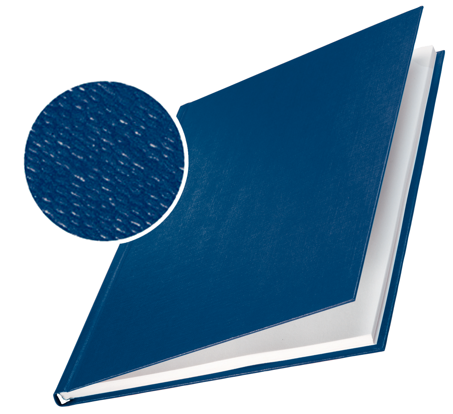 Tvrdé desky Leitz impressBIND, 71 - 105 listů, modré, balení 10 ks