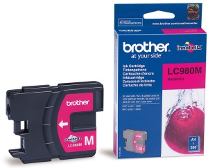 Inkoustová cartridge Brother LC-980M, DCP 145C, DCP165C, magenta, originál