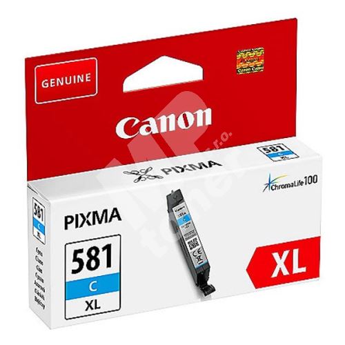 Cartridge Canon CLI-581C XL, 2049C001, cyan, originál 1
