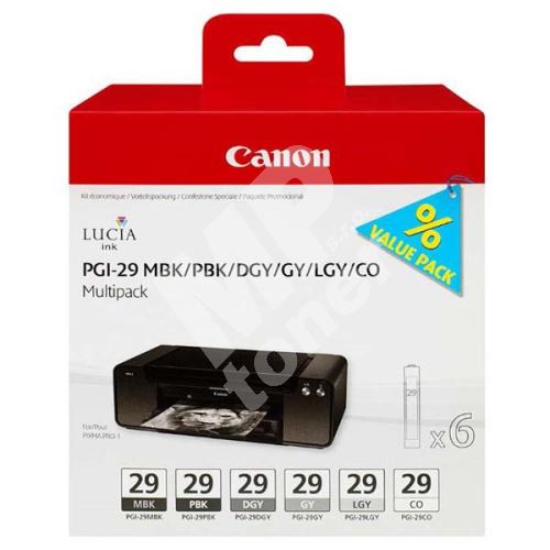 Cartridge Canon PGI-29, 4868B018, black, originál 1