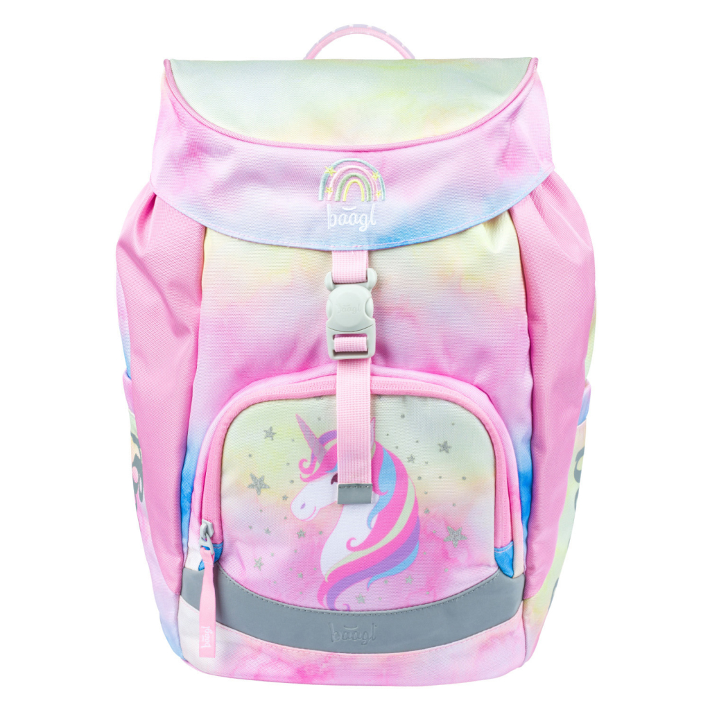 Školní batoh Baagl Airy, Rainbow Unicorn