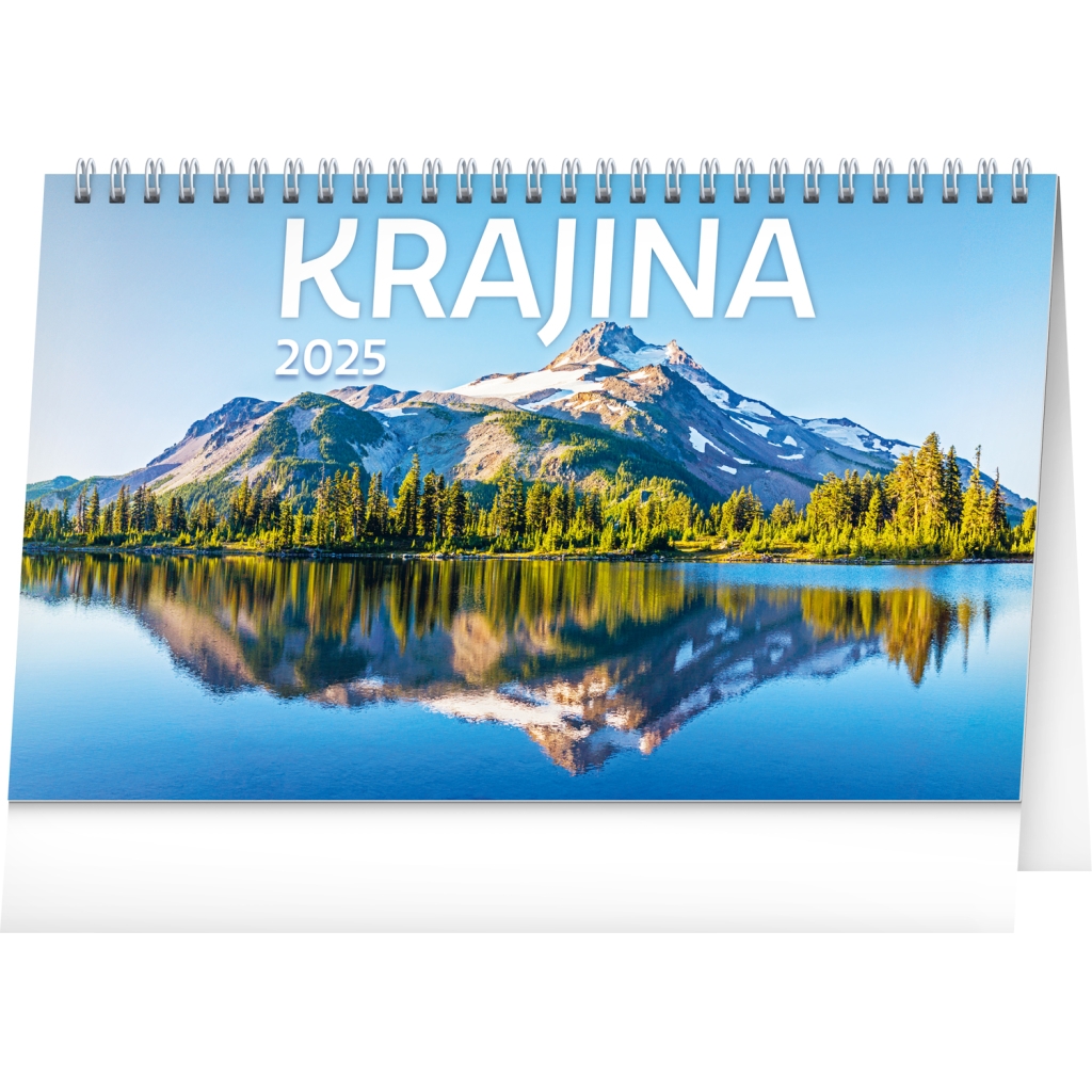 Stolní kalendář Notique Krajina, CZ/SK 2025, 23,1 x 14,5 cm