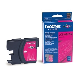 Inkoustová cartridge Brother DCP-6690CW, MFC-6490CW, LC-1100HYM, červená, HC, originál