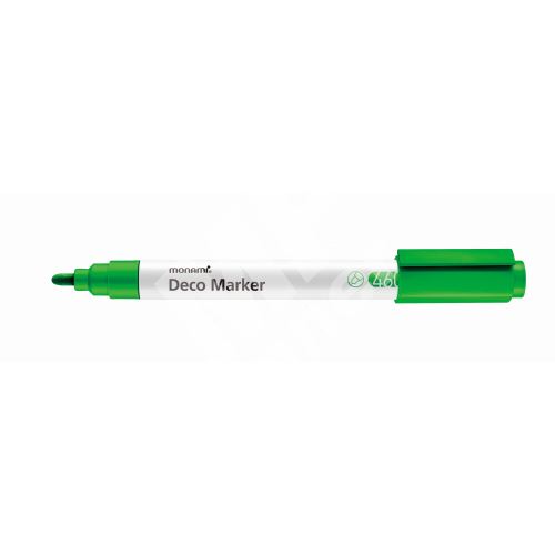 Popisovač Monami Deco Marker 460, hrot 2 mm, fluo green 1