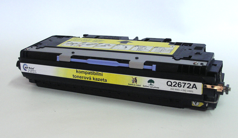 Kompatibilní toner HP Q2672A, Color LaserJet 3500, yellow, MP print