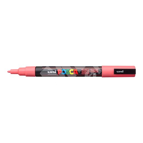 Uni Posca PC-3M akrylový popisovač, 0,9-1,3 mm, korálově růžový 1