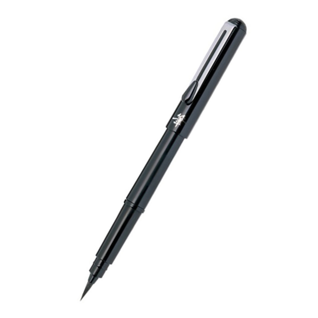 Popisovač Pentel Brush Pen se štětečkem GFKP3, černá